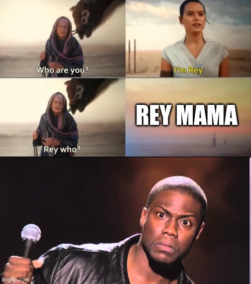 Rey Who? |  REY MAMA | image tagged in rey who | made w/ Imgflip meme maker