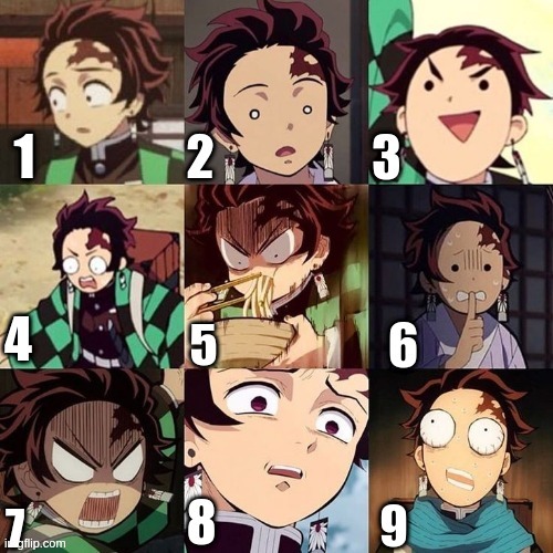 which Tanjiro are y o u today, I think I'm 3 & 4 lmao | image tagged in tanjiro | made w/ Imgflip meme maker