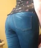Jeans butt Blank Meme Template