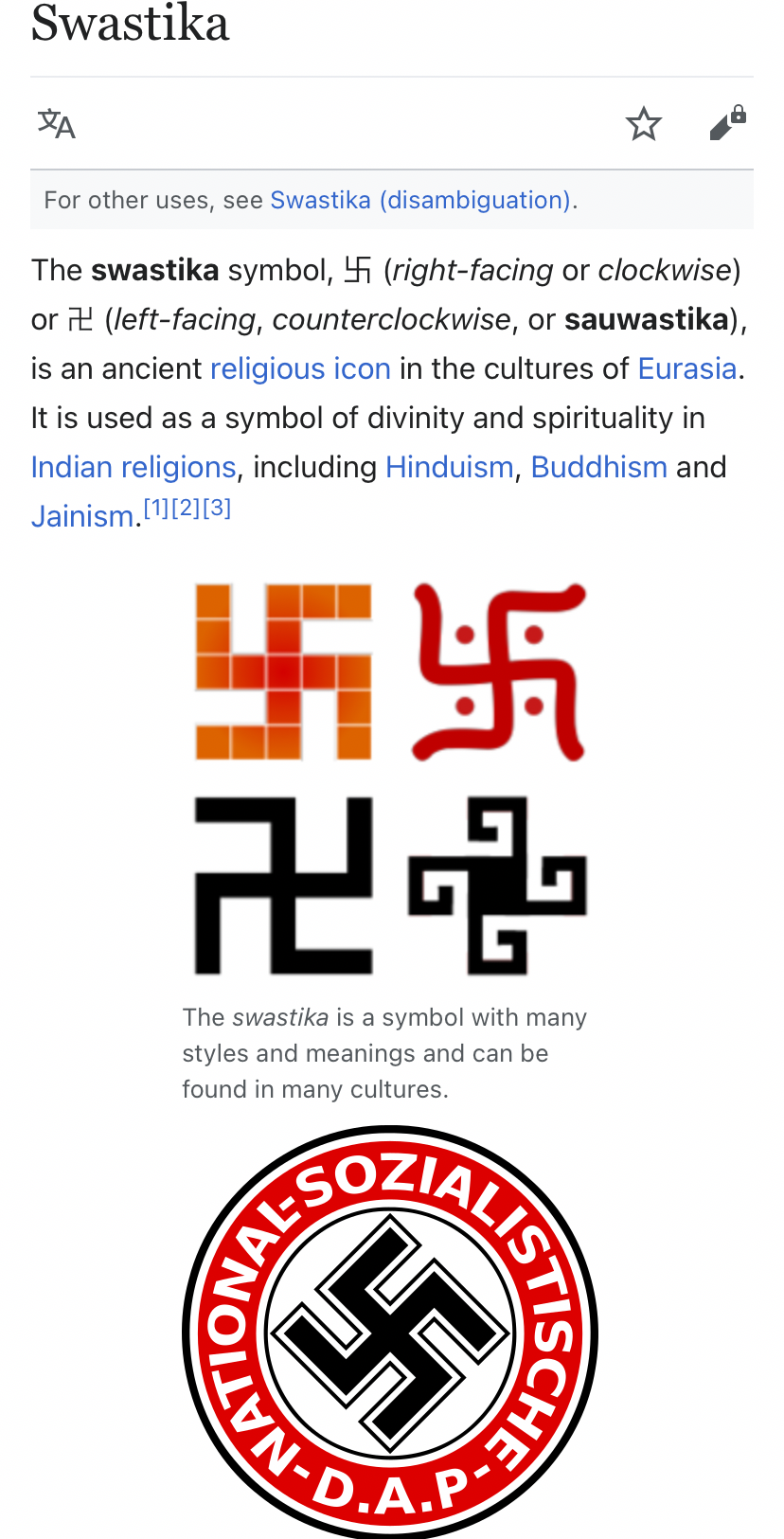 Swastika Wikipedia Blank Meme Template