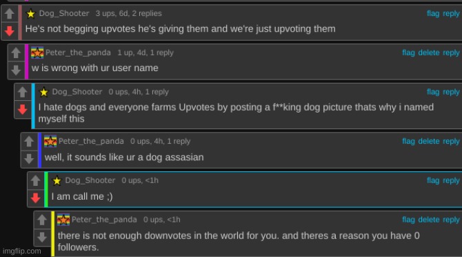 this moron should change his name link to his profile in comments | made w/ Imgflip meme maker