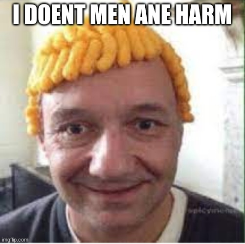 I DOENT MEN ANE HARM | made w/ Imgflip meme maker