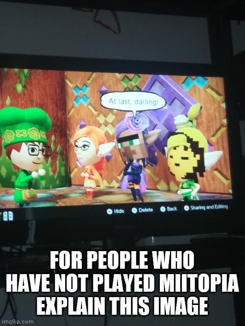 ._. | FOR PEOPLE WHO HAVE NOT PLAYED MIITOPIA EXPLAIN THIS IMAGE | image tagged in eye bleach | made w/ Imgflip meme maker