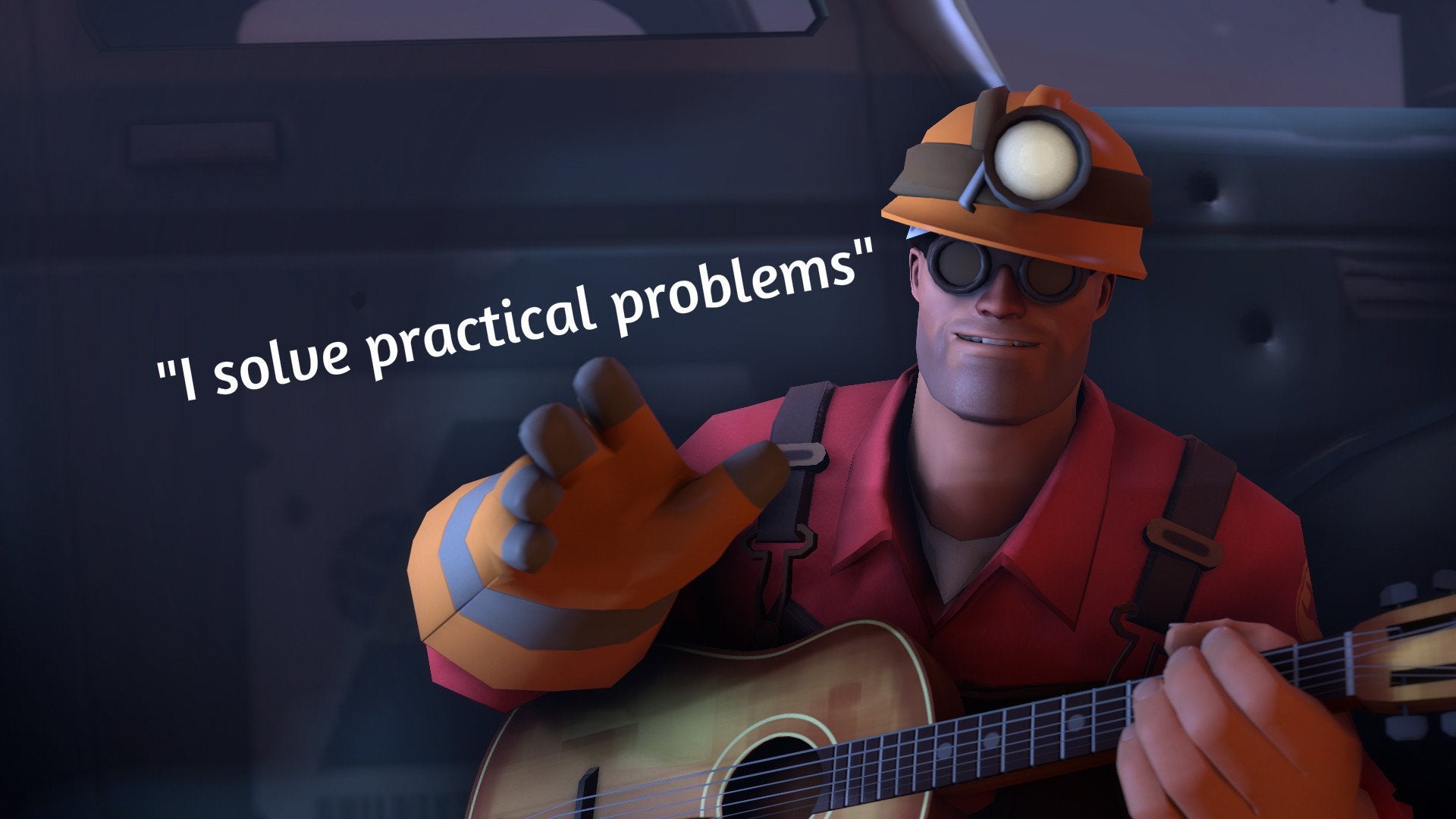 I solve practical problems Blank Meme Template