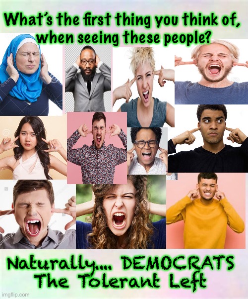 80 Million | What’s the first thing you think of, 
when seeing these people? Naturally.... DEMOCRATS
The Tolerant Left | image tagged in dems hate america,tolerant | made w/ Imgflip meme maker