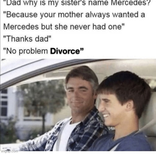 I think We Might Have Some Issues, Dad | image tagged in oh no,divorce,oh wow are you actually reading these tags | made w/ Imgflip meme maker