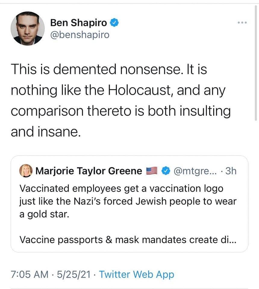 Ben Shapiro correct Blank Meme Template