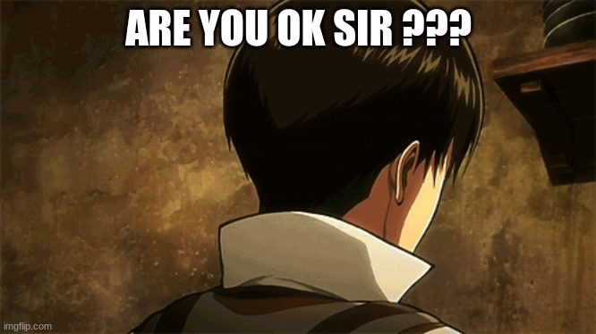ARE YOU OK SIR ??? | made w/ Imgflip meme maker
