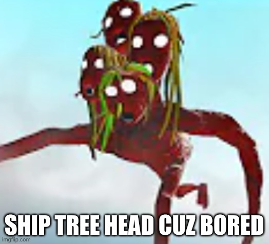 *whispering* tree head x toba *snicker* ok that was a joke | SHIP TREE HEAD CUZ BORED | image tagged in tree head running | made w/ Imgflip meme maker