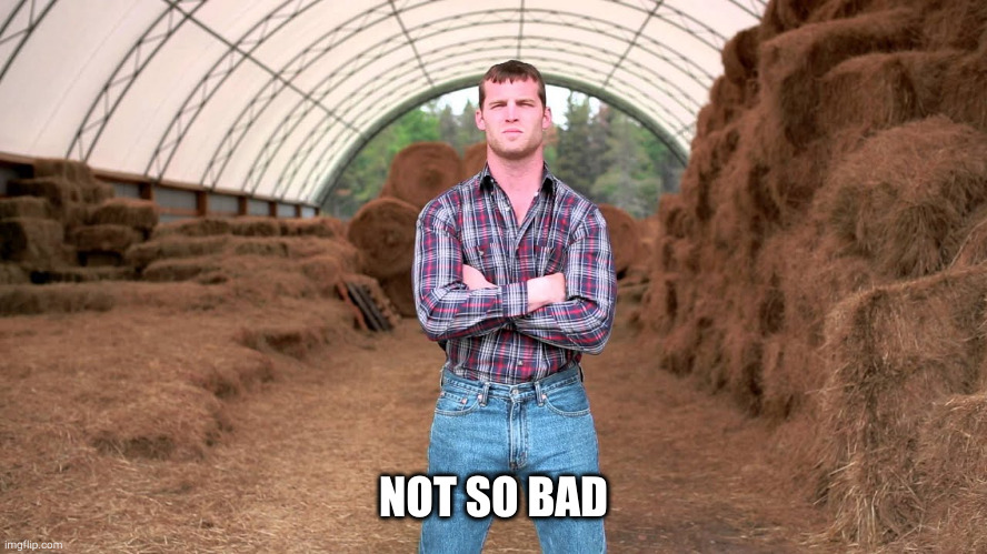 Letterkenny | NOT SO BAD | image tagged in letterkenny | made w/ Imgflip meme maker