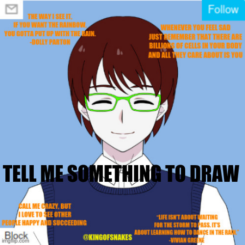 please i'm dieing of bordom | TELL ME SOMETHING TO DRAW | image tagged in bonjour | made w/ Imgflip meme maker