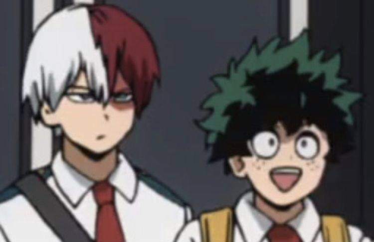 out of context shoto and deku Blank Meme Template