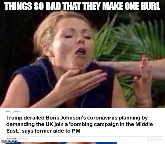 I hope there is a Hell, they will need a new lower level soon. | THINGS SO BAD THAT THEY MAKE ONE HURL | image tagged in about to puke,memes,politics,covid19,donald trump is an idiot,maga | made w/ Imgflip meme maker