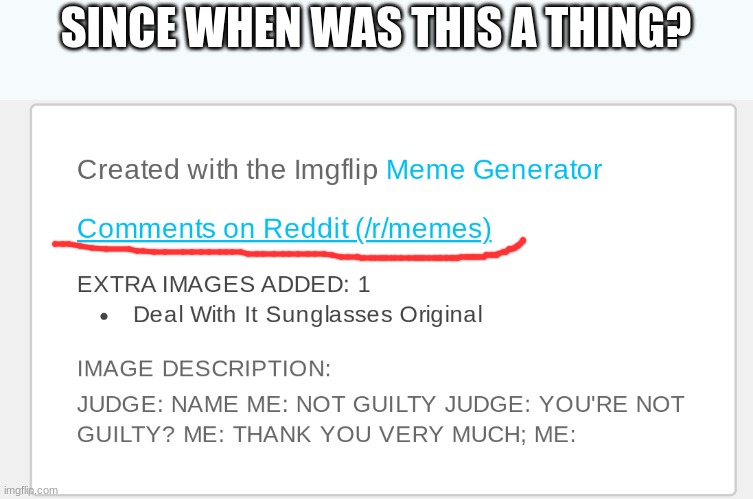 SINCE WHEN WAS THIS A THING? | made w/ Imgflip meme maker