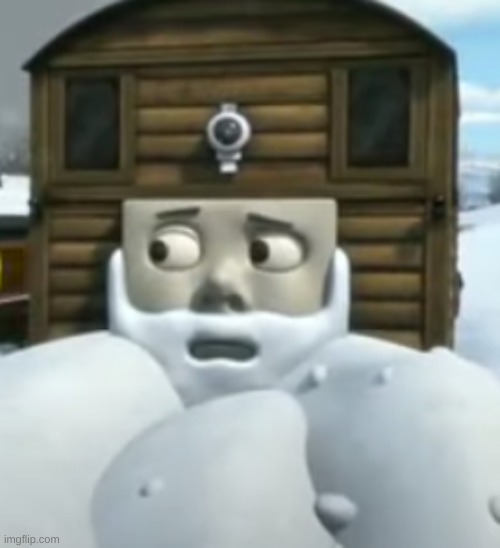 IT LOOKS LIKE TOBY HAS A SNOW MUSTACHE! XD | made w/ Imgflip meme maker