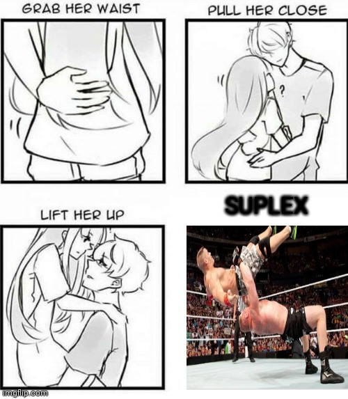 How to Hug | SUPLEX | image tagged in how to hug | made w/ Imgflip meme maker