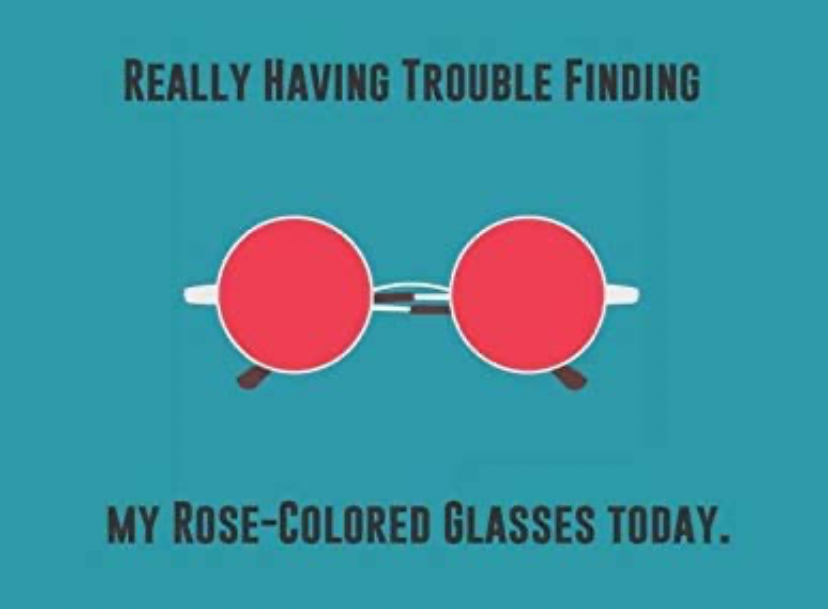 Rose-colored glasses Blank Meme Template