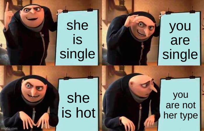 lol litterally my life | image tagged in gru's plan,single4life,e | made w/ Imgflip meme maker