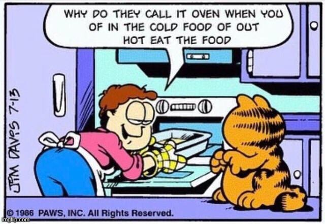 The Food | image tagged in the food,funny,memes,garfield,starwars,relatable | made w/ Imgflip meme maker
