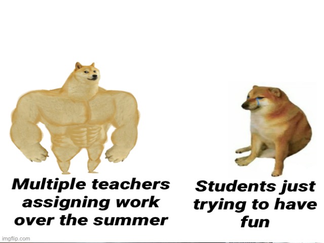 Relatable | image tagged in buff doge vs cheems | made w/ Imgflip meme maker