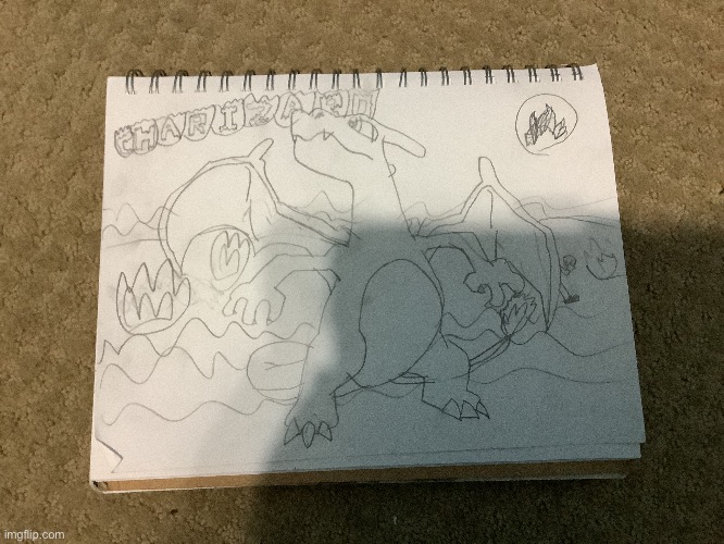 A Charizard Drawing I made | made w/ Imgflip meme maker