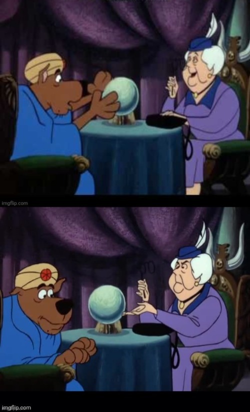 Scooby Doo Crystal Ball | image tagged in scooby doo,drstrangmeme | made w/ Imgflip meme maker