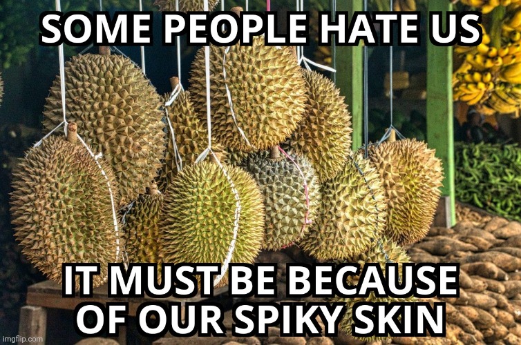stop hatred against durian | image tagged in stop,hatred,durian,hate | made w/ Imgflip meme maker