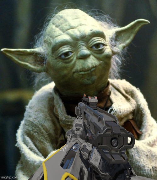 Star Wars Yoda | image tagged in memes,target practice | made w/ Imgflip meme maker
