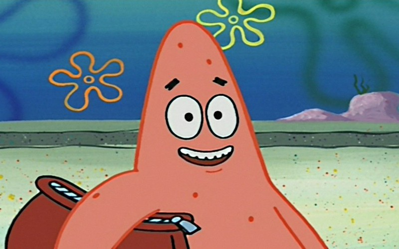 High Quality Smile Patrick (template) Blank Meme Template