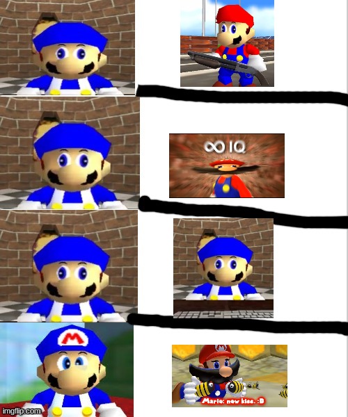 smg4 meme reactions | image tagged in smg4 derp to angry | made w/ Imgflip meme maker