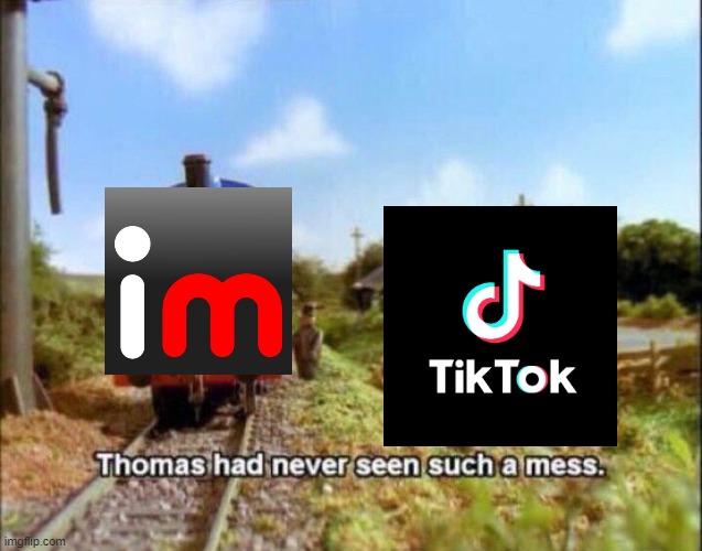 Thomas had never seen such a mess | image tagged in thomas had never seen such a mess,memes,imgflip,tiktok | made w/ Imgflip meme maker