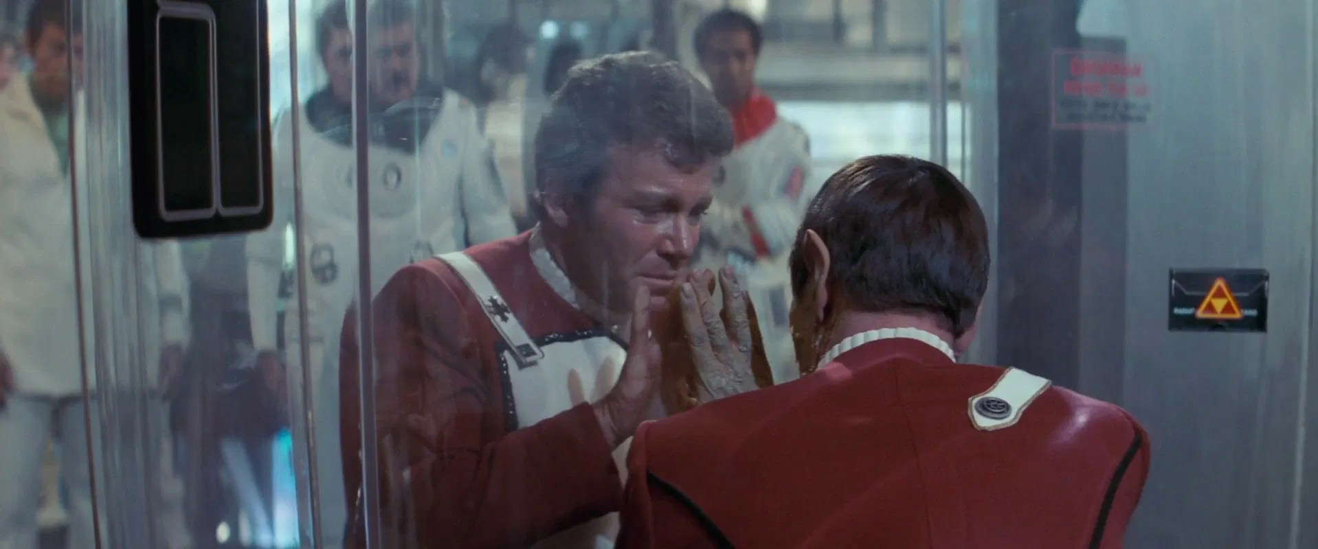 Star Trek OS Spock last moments before he dies 2 Blank Meme Template