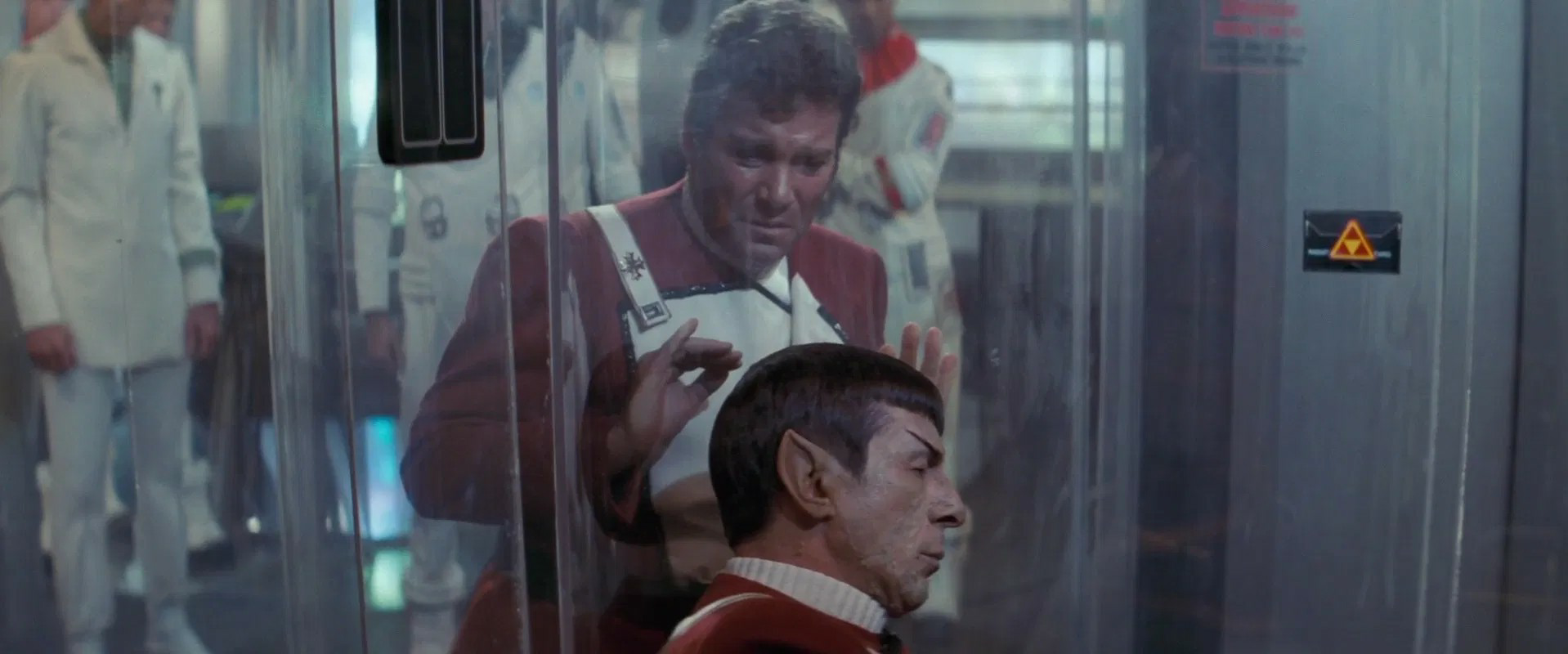 Star Trek OS Spock last moments before he dies 4 Blank Meme Template