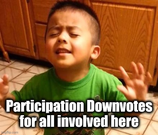 Listen Linda  | Participation Downvotes for all involved here | image tagged in listen linda | made w/ Imgflip meme maker