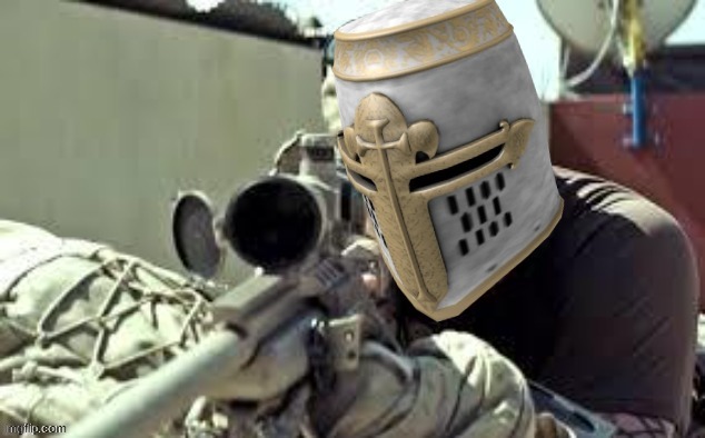 Actual Crusader Sniper | image tagged in actual crusader sniper | made w/ Imgflip meme maker