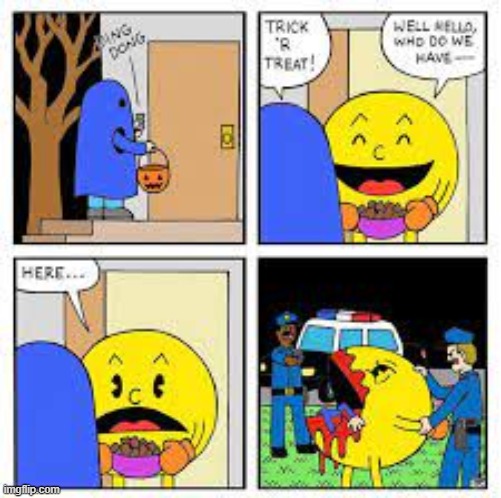 what do we have ʰᵉʳᵉ | image tagged in what do we have here,pacman,comics,funny | made w/ Imgflip meme maker