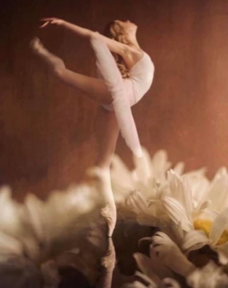 High Quality Ballerina flowers Blank Meme Template