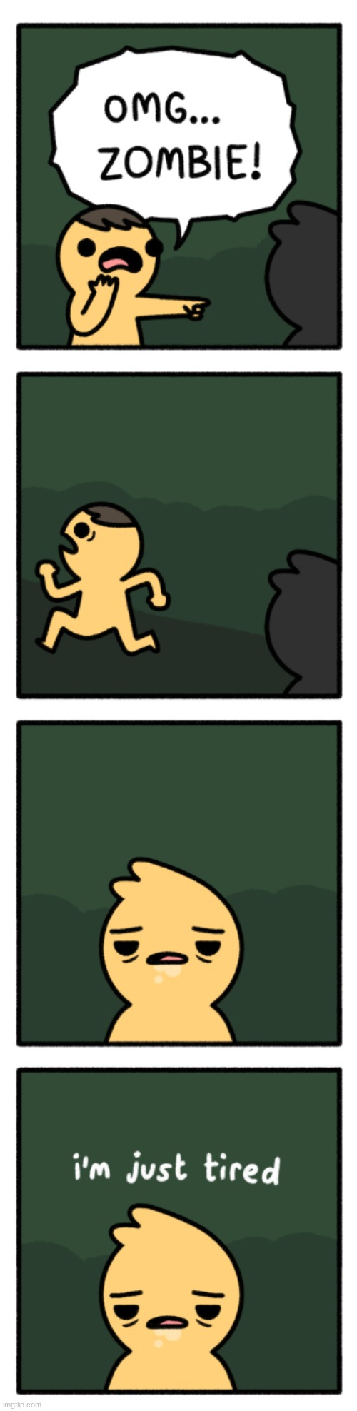 im tired | image tagged in comics/cartoons,zombies,tired | made w/ Imgflip meme maker