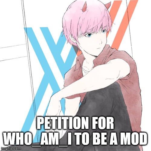 Not sure he cares, and i feel like this is not how it works | PETITION FOR WHO_AM_I TO BE A MOD | image tagged in j02_69-420 | made w/ Imgflip meme maker