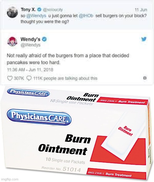 hM | image tagged in burn ointment | made w/ Imgflip meme maker