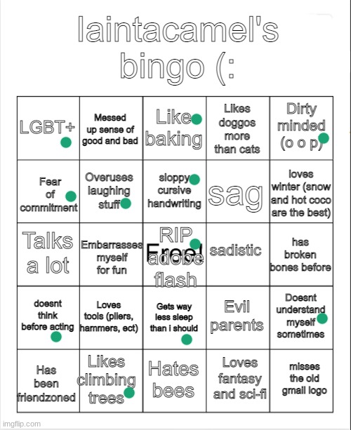 iaintacamel's bingo | image tagged in iaintacamel's bingo | made w/ Imgflip meme maker