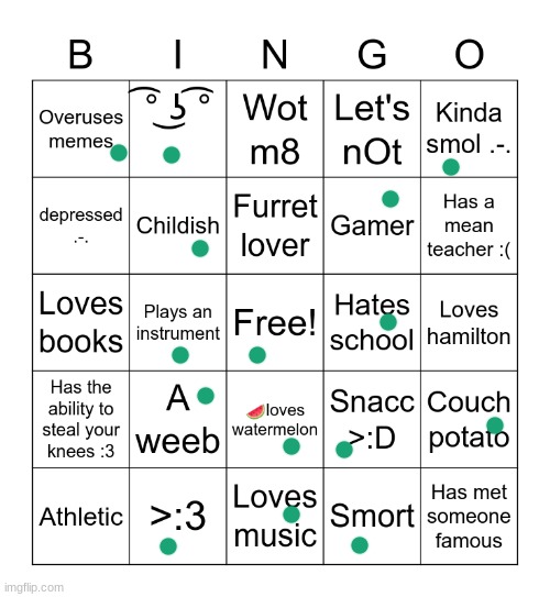 i made a stream just for bingos, link in comments | image tagged in blake2oo9 bingo | made w/ Imgflip meme maker