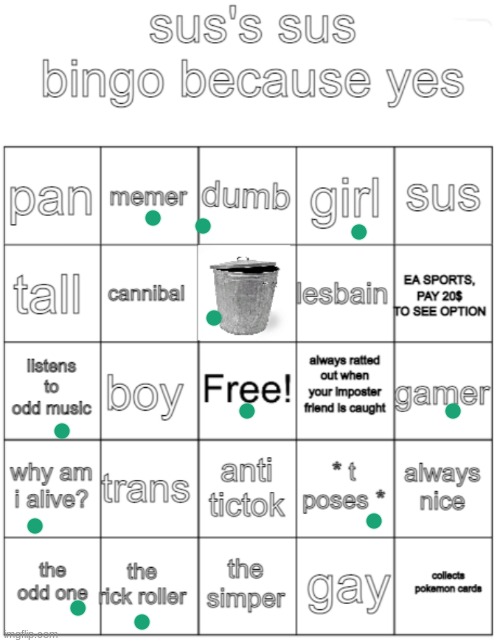 sus's sus bingo | image tagged in sus's sus bingo | made w/ Imgflip meme maker