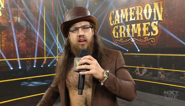 WWE NXT Cameron Grimes Blank Meme Template