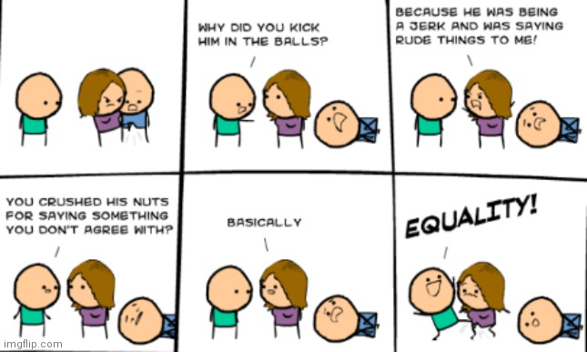 Equality! | image tagged in comics/cartoons,equality | made w/ Imgflip meme maker