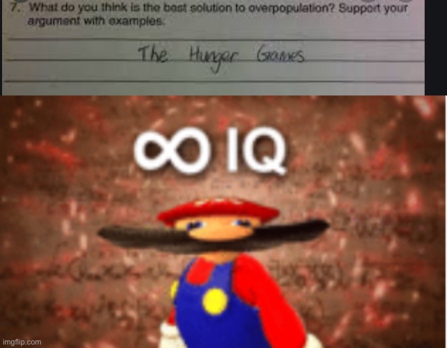 . | image tagged in infinite iq | made w/ Imgflip meme maker