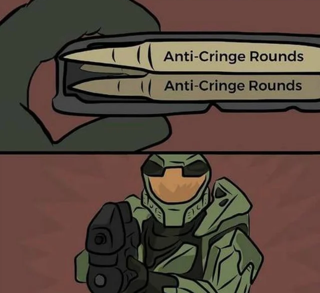 Doomguy Anti-cringe rounds Blank Meme Template