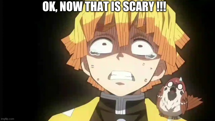 OK, NOW THAT IS SCARY !!! | made w/ Imgflip meme maker
