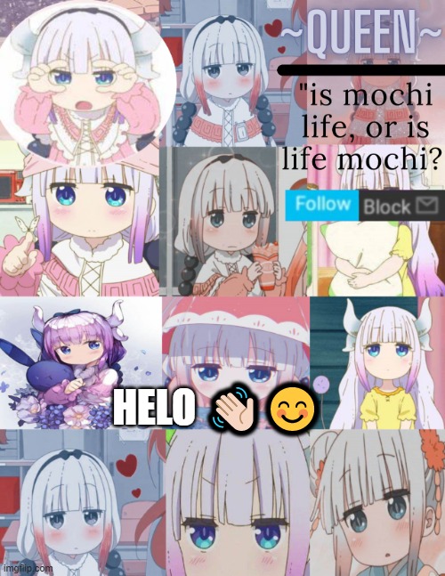 kanna temp- | HELO 👋🏻😊 | image tagged in kanna temp- | made w/ Imgflip meme maker