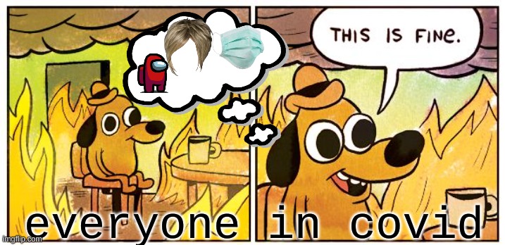 This Is Fine | everyone in covid | image tagged in memes,this is fine | made w/ Imgflip meme maker